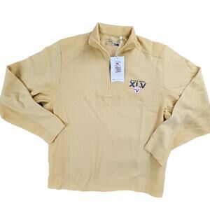 NFL Super Bowl XLV Steelers Mens Medium Yellow Performance NWT